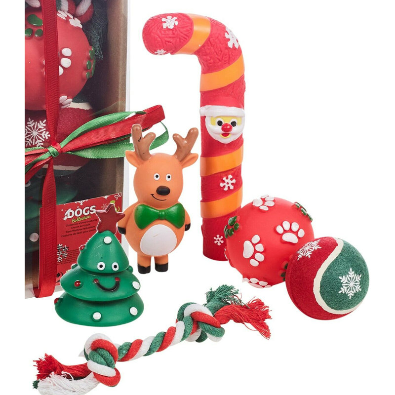 Christmas Dog Decorative Accent