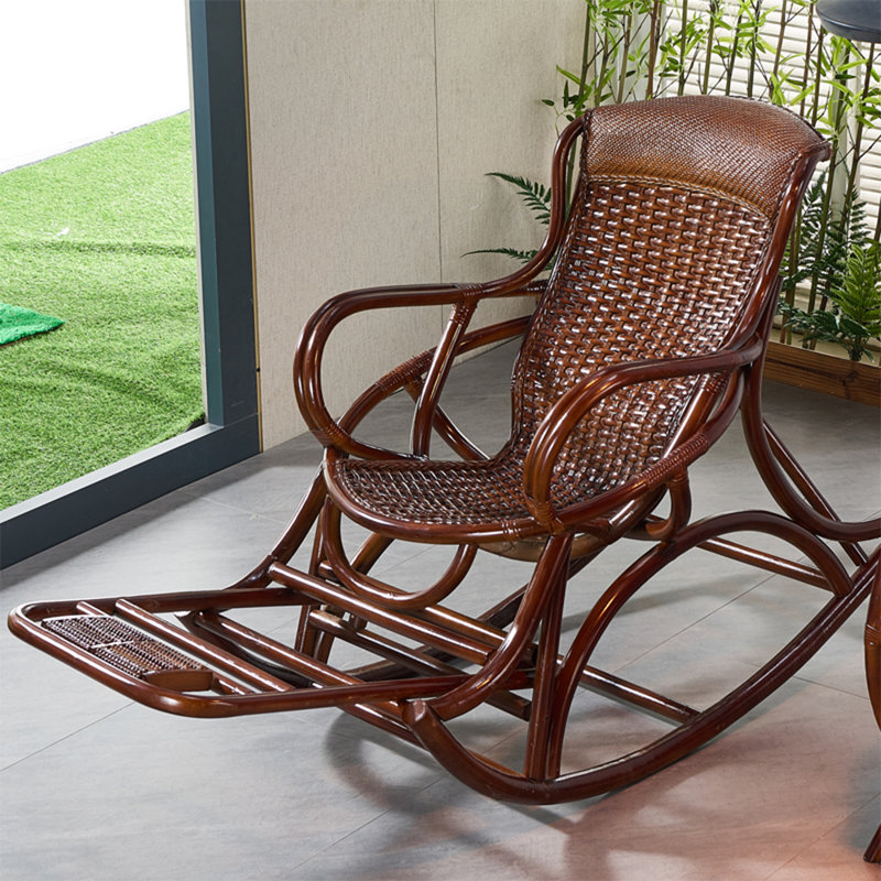 Chaise berçante ergonomique à soutien lombaire
