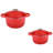 BergHOFF Neo 4pc Cast Iron Cookware Set with 3Qt. and 7Qt. Covered Dutch Ovens-2106540857