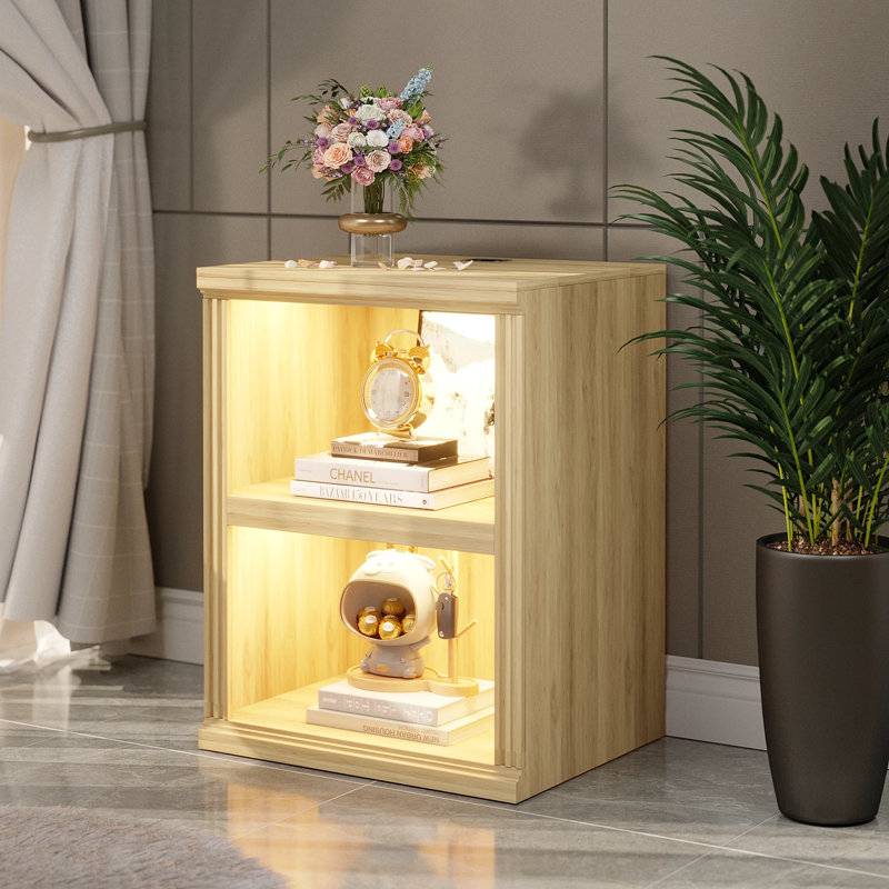 65cm H x 50cm W Bookcase, Oak