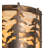 Rustic Lodge Steel Flush Mounted Sconce