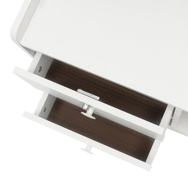 27.5'' Tall 2 - Drawer Nightstand, White