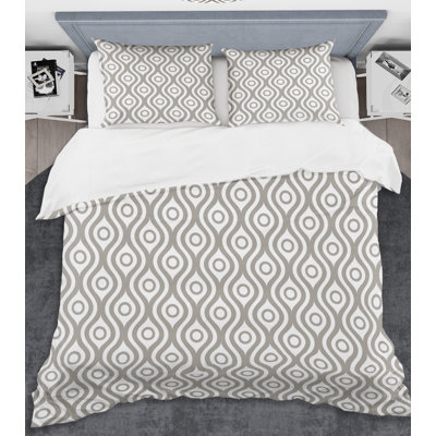 Polyester Twill Geometric Shapes Duvet Cover Set