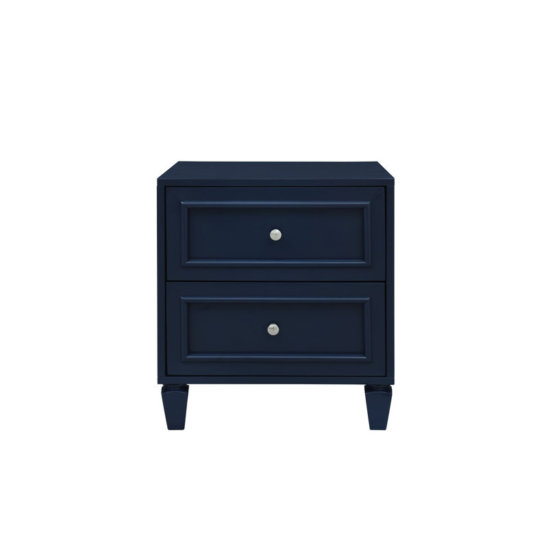 Table de chevet Montreuil - bleu marine, Marine