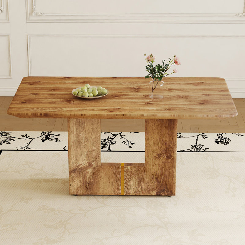 Table de salle à manger moderne Vesta, Bois