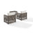 Cobe 3-piece Wicker Outdoor Chair Set