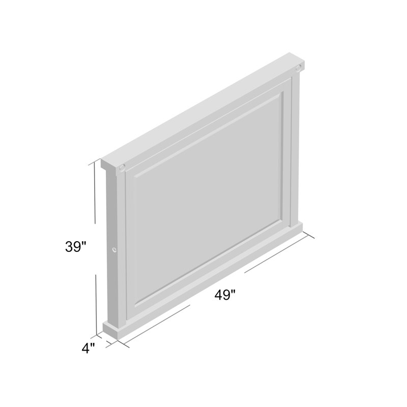 Miroir de commode Kilby, Café