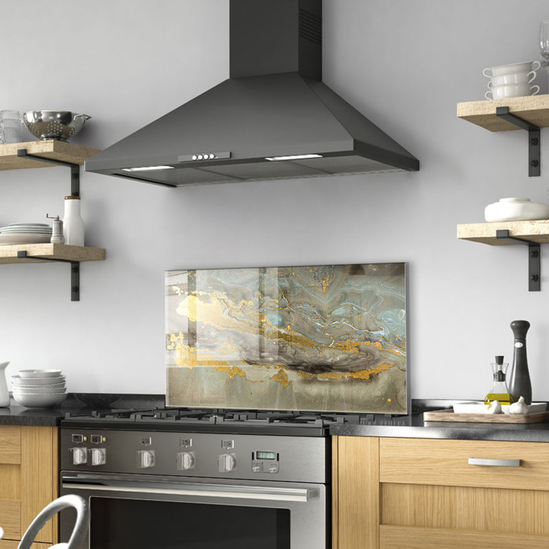 Élégante peinture décorative en verre trempé de 19,7 po x 27,6 po | 100% verre trempé, épaisseur: 0,16 pouce | Parfait pour la décoration intérieure, le salon et le bureau | Superbe œuvre d'art avec une esthétique moderne
