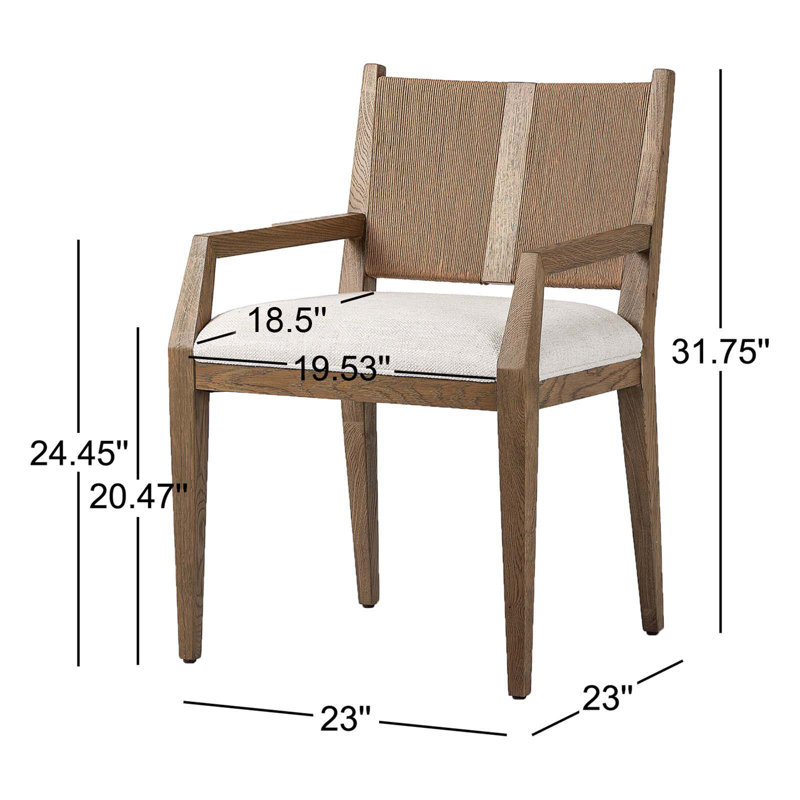 Selene Upholstered Arm Chair