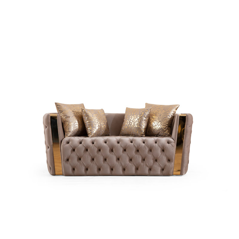 Causeuse Naomi, Taupe