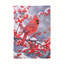 Drapeau de jardin rouge en cardinal en suède