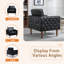 Fauteuil Mid-Century en similicuir avec siège spacieux-241785882