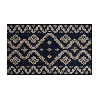 Machine Washable Grey Area Rug