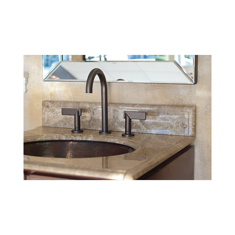 Priya Widespread Bathroom Faucet with Drain Assembly, English Bronze