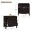 Tables de chevet en bois massif Annlia sans assemblage (ensemble de 2)-132207271