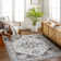 Mikel Traditional Charcoal Area Rug
