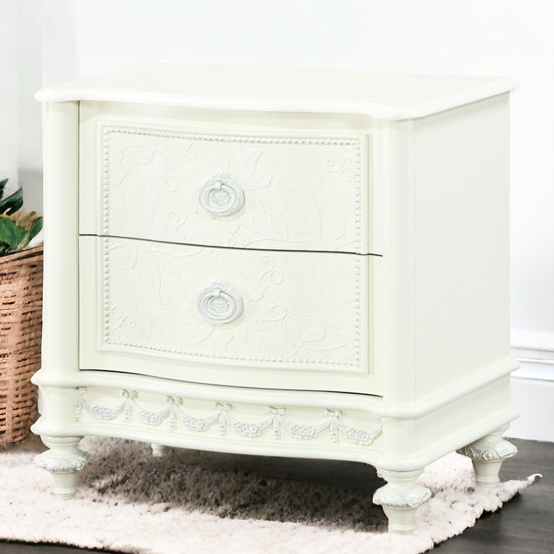 1 Drawer Solid Wood Nightstand