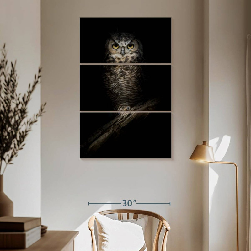 Brampt Wise Night Owl, 65" H x 42" W