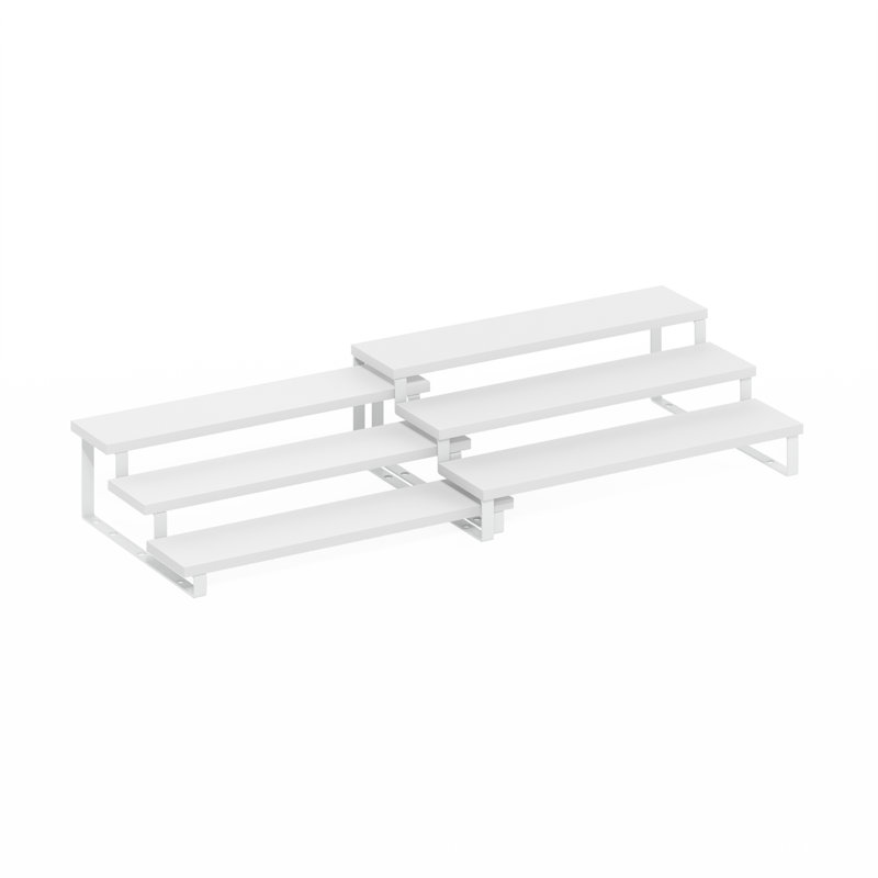 Turn-N-Tube 34.01cm W Manufactured Wood Shelving Unit, White