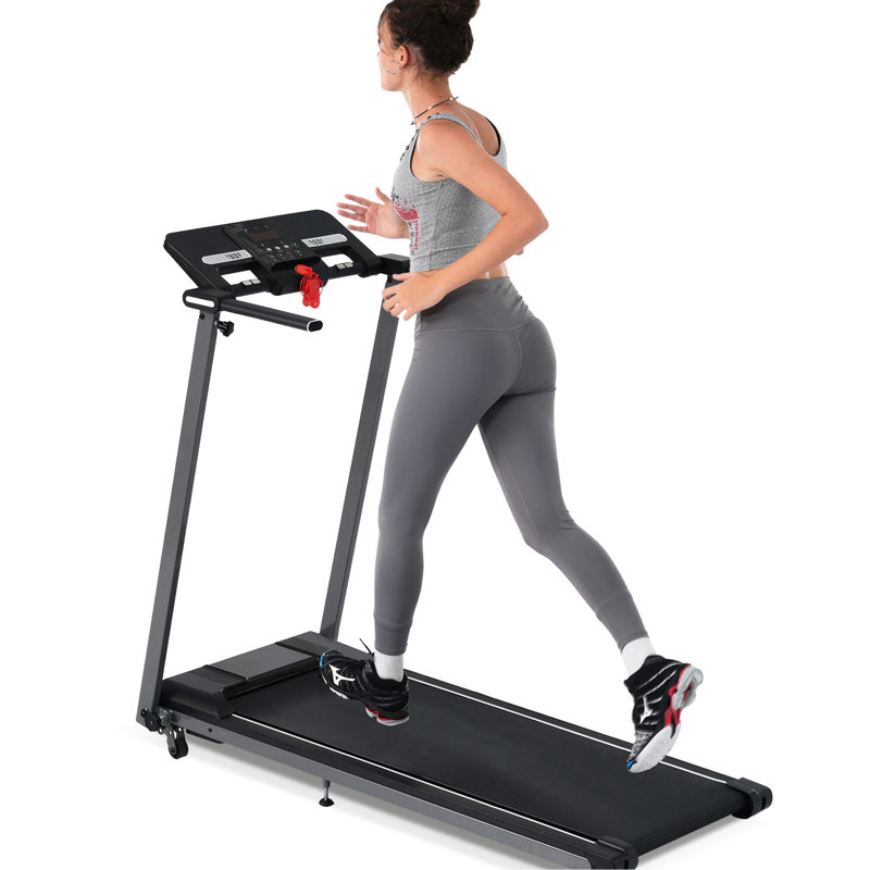 Treadmill For Home Fitness With Incline, 2.5hp Motor And Adjustable Speed - 0.5 7.5mph Range, 265lbs Capacity, Generous Running Belt, Tracking Display Quiet Incline Speed, Spacious Platform,