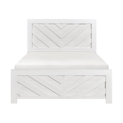 Structure de lit en bois massif Claudette