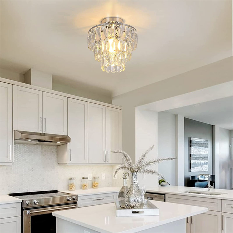 Plafonnier moderne en cristal