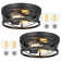 Black Flush Mount Ceiling Light Fixtures