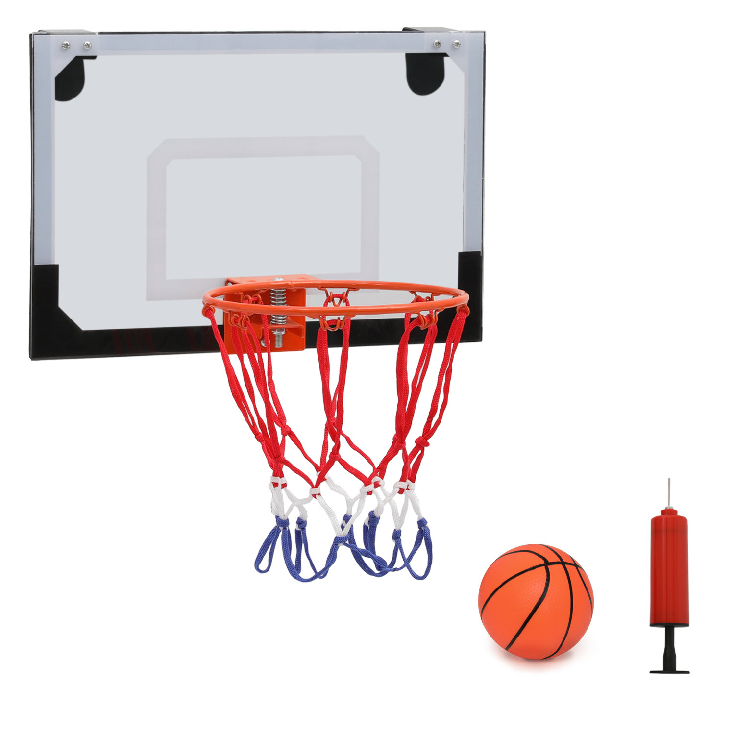 MoNiBloom Mini Basketball Hoop, Indoor Over the Door Mini Hoop and  Basketball Set, Basketball Mini Hoop