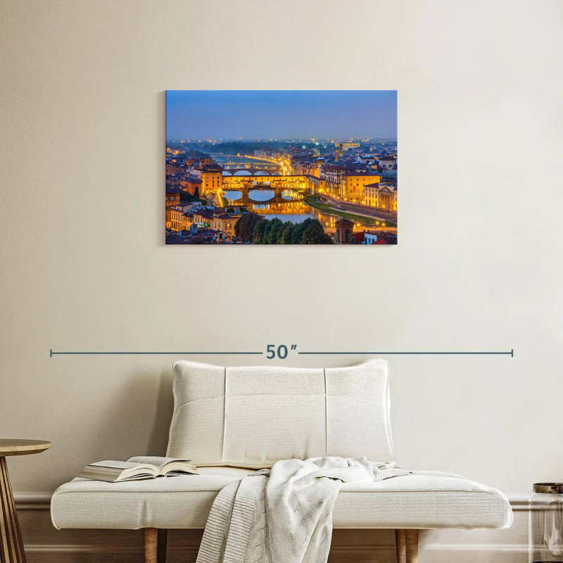 Ravi Florence By Nightfall, 20" H x 30" W