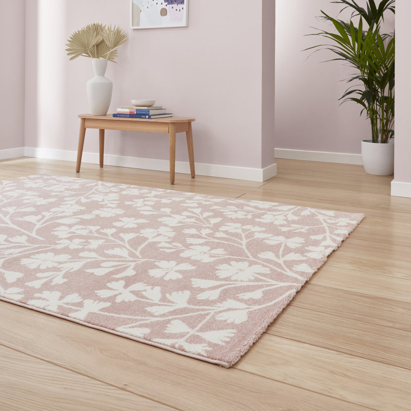 Catherine Lansfield Floral Area Rug, Rectangle 80 x 150 cm