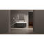 Meuble-lavabo autoportant 60 po avec double lavabo en résine