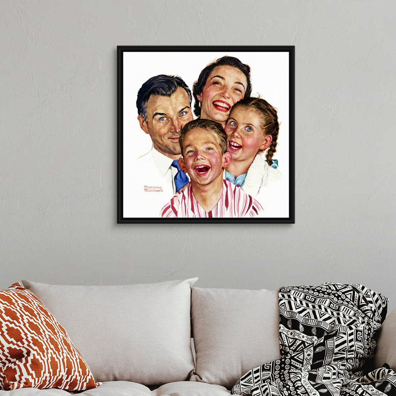 Art mural sur toile The Greatest Joys Are, H 32 po x l 32 po x P 1,75 po, Cadre flottant noir