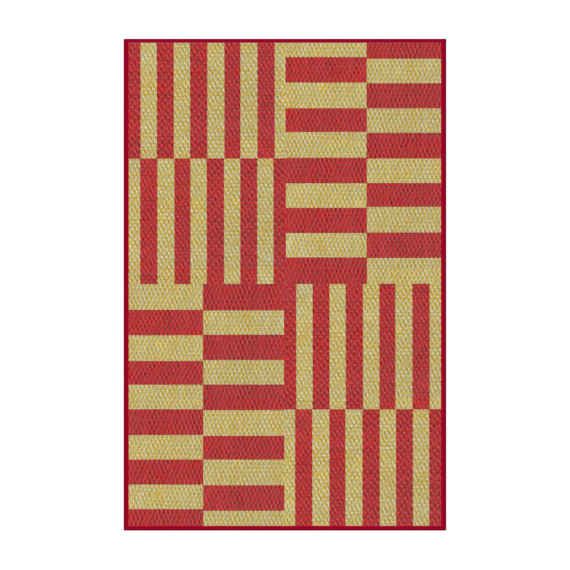 Tapis de zone rose à motif, Rectangle 2 pi x 3 pi