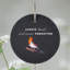 Branasia Slate Circle Robin Grave Marker Memorial Plaque