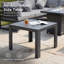 Ensemble modulaire d'extérieur en aluminium pour 8 personnes avec méridienne et coussins Glenita-92316110