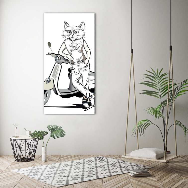 Canvas Print - Wall Art - Prints On Canvas - 70X140 Image Picture Theme: Bengal Tiger