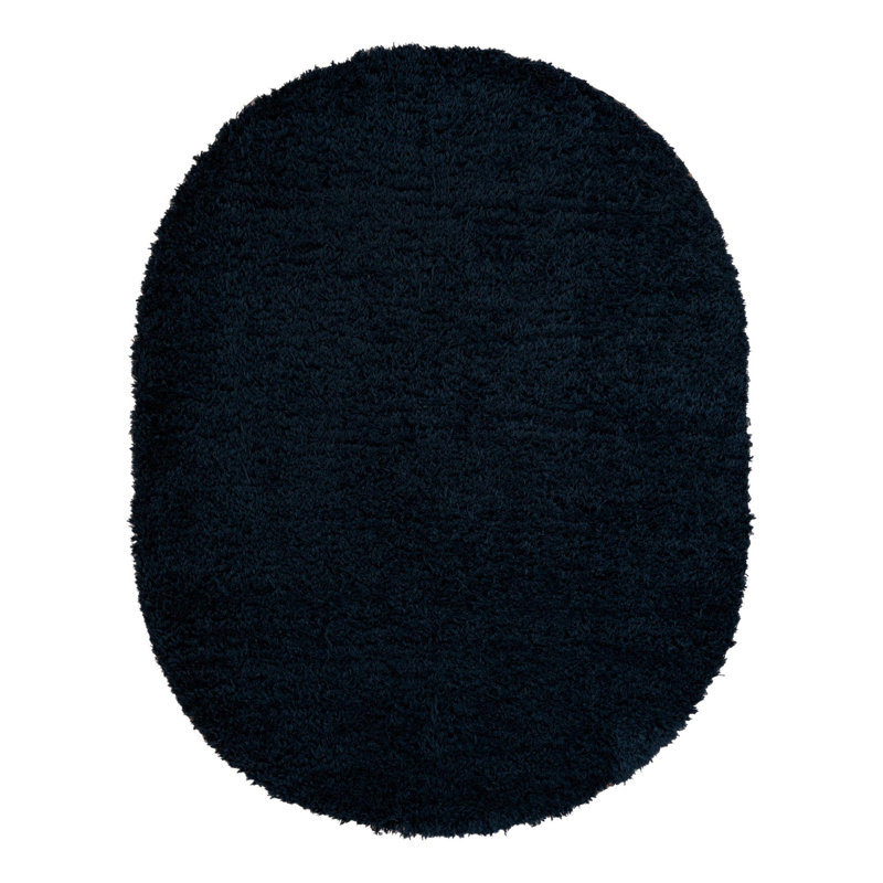Tapis bleu Aegean, Ovale 7 pi 10 po x 10 pi