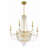 Laveah 9 - Light Steel Dimmable Empire Chandelier
