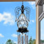 Carillon solaire en verre et métal avec 15 lumières DEL Exhart de 5 po x 48 po Exhart