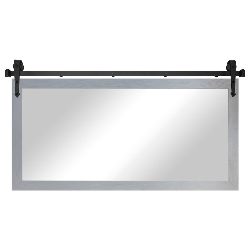 Miroir Manoil, 33 po x 62 po, Gris