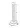 Four-sided 4"W x 36"H Pegboard Tower with Revolving 14.5" Base
