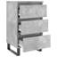 Airo 40cm W Iron Bedside Table-1166563585