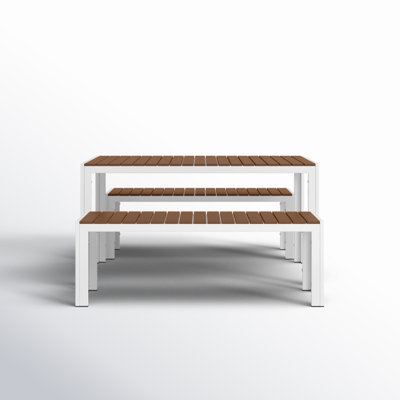 Joel Rectangular 6 - Person 59" Long Dining Set