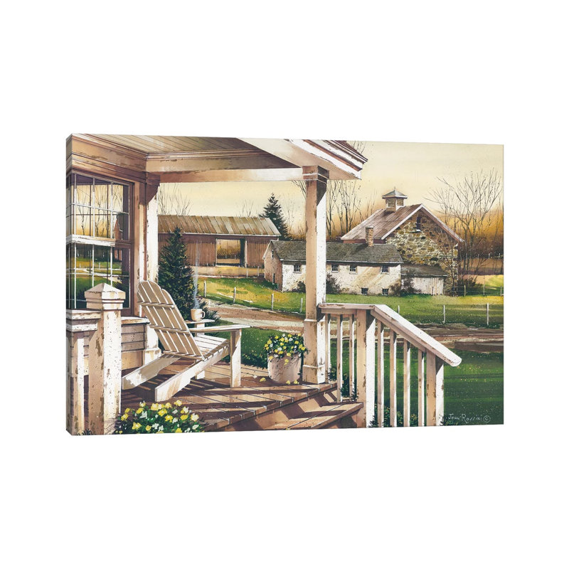 Long Days End by John Rossini - Gallery-Wrapped Canvas Giclée on Canvas, 20.32 cm H x 30.48 cm W, Wrapped Canvas