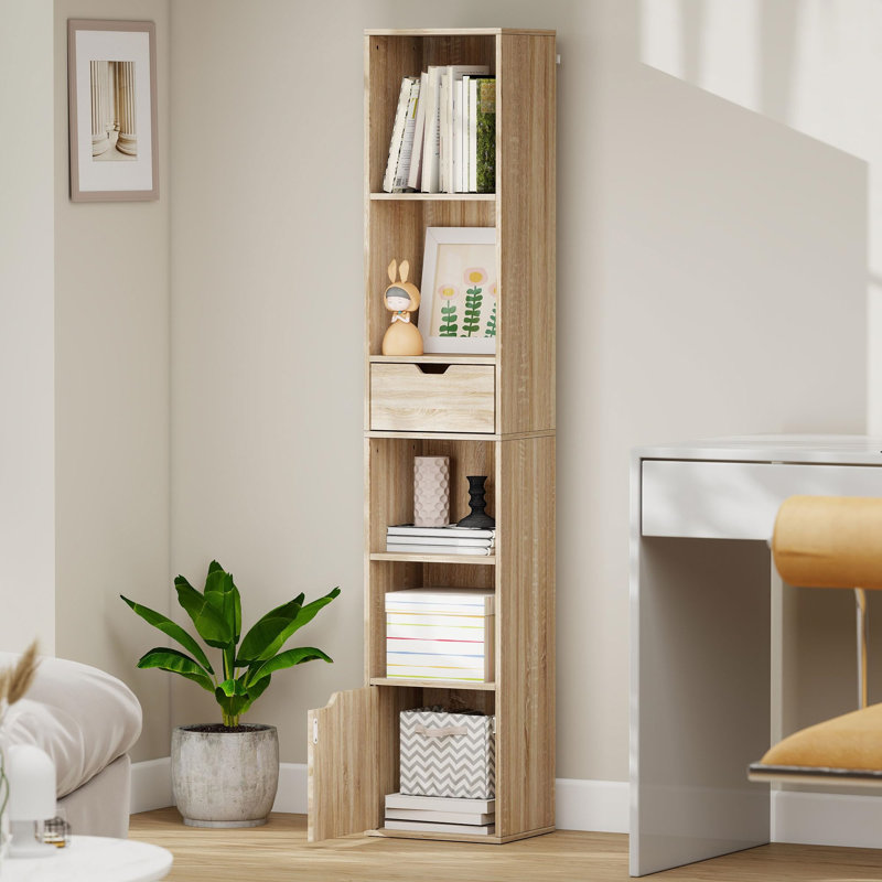 158cm H x 30cm W Standard Bookcase, Brown