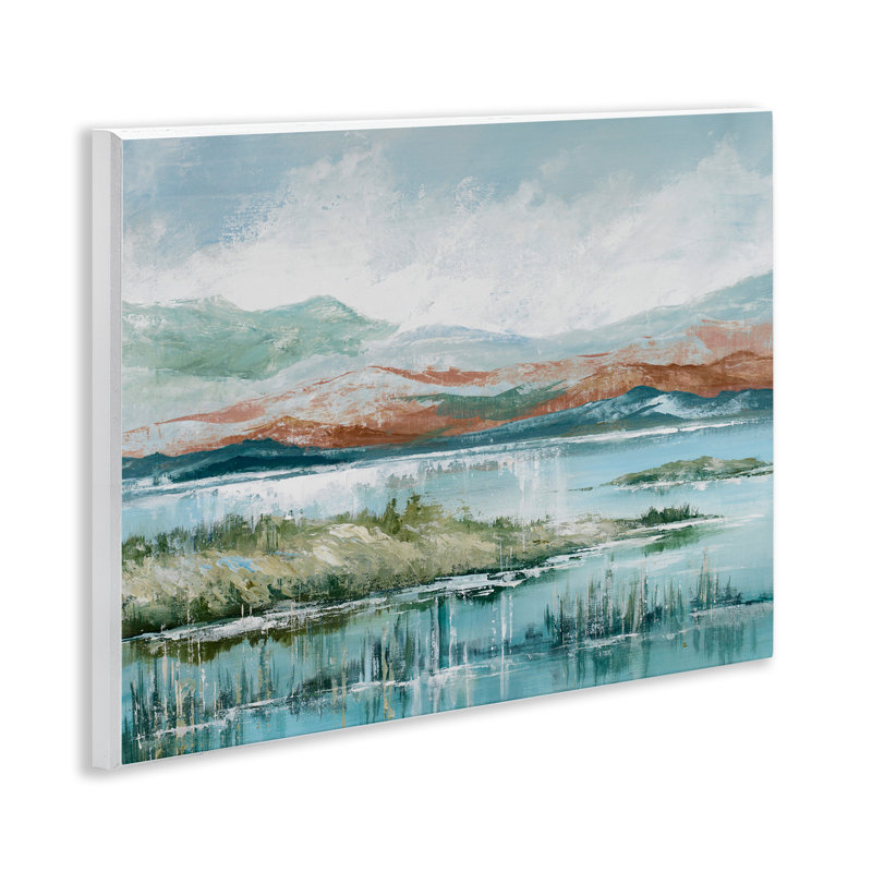 Art mural de paysage occidental rustique par Max Maxx