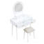 Ensemble de meuble-lavabo avec miroir et meuble-lavabo-727353286
