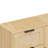 Modern Rattan Wood Storage Cabinet For Bedroom