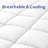 Crotty 350g Filled Checkerboard Pattern Mattress Topper-2057959567-2058325847