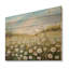 Fleurs de marguerites au soleil - Champ de fleurs, art mural sur bois de pin naturel-101405198
